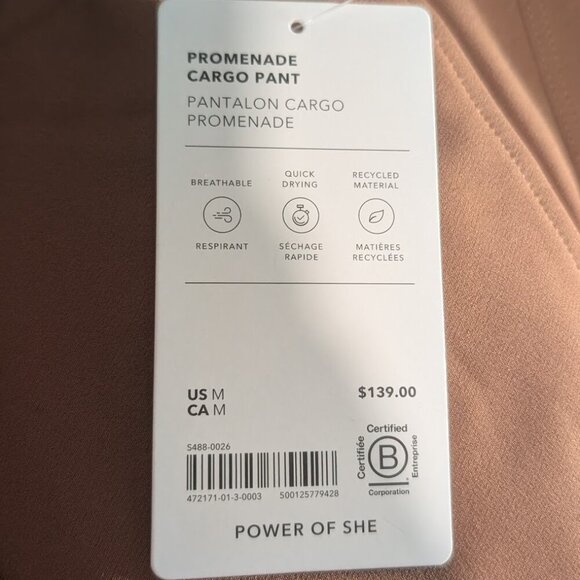 Athleta | Promenade High Rise Cargo Pant In Walnut - Picture 13 of 13